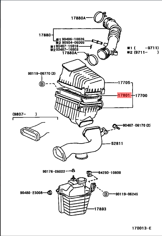AIR FILTER RAV 4    2.5L
