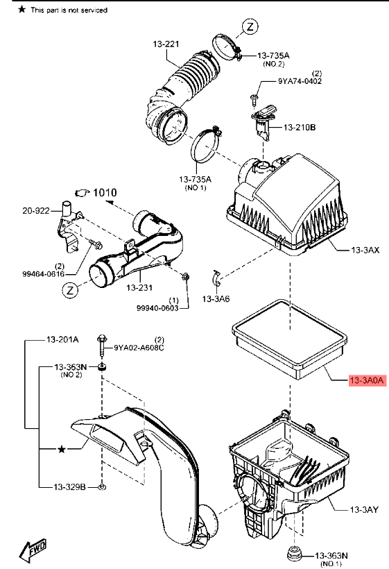 AIR FILTER MAZDA CX-5