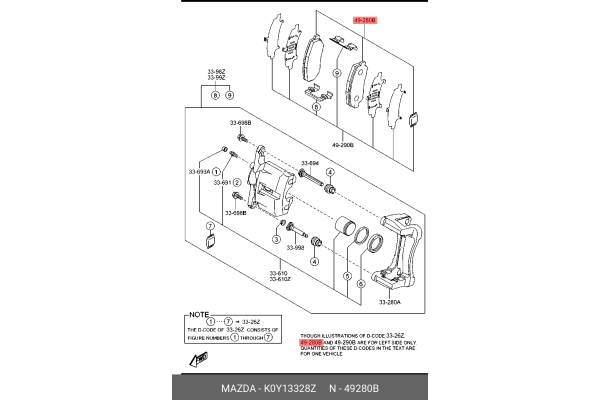 BRAKE PAD-FR-MAZDA CX-5