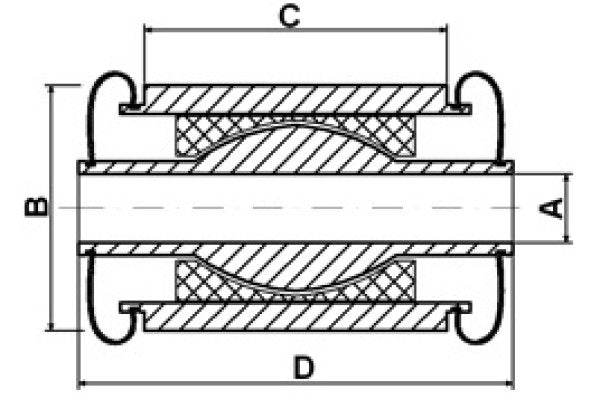 REAR AXLE BUSH- RAV4 SAI