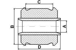 Suspension Bushing- Front Big Probox, Succeed, 161, Yaris, Vitz